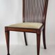 Chaise anglaise à barrettes Pieds "sabre"