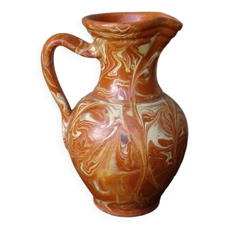 Pichet vintage français en terre cuite de Savoie