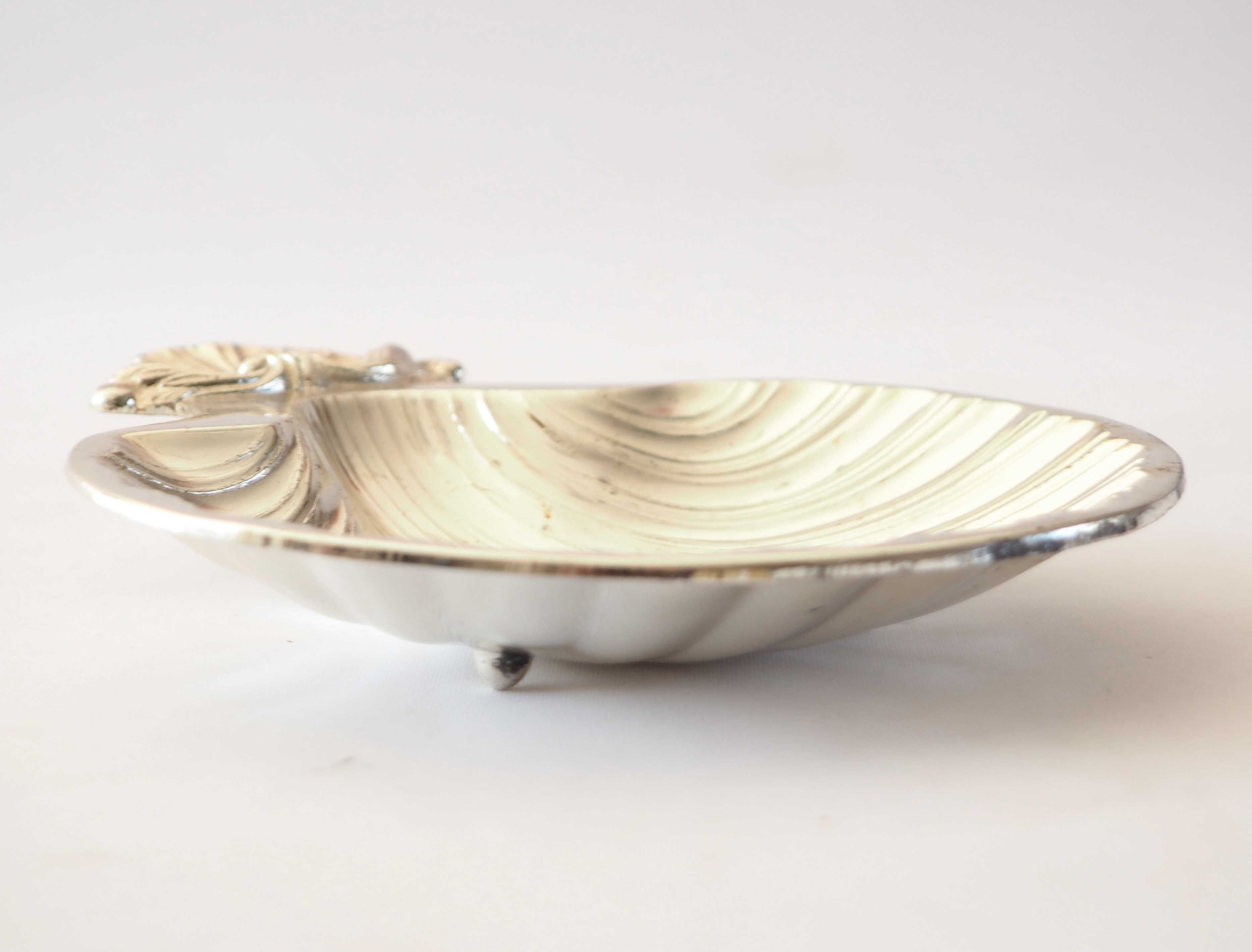 Ramequin st jaques in silver metal