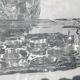 6 Long drink glasses relief glass oval bubbles Pernod