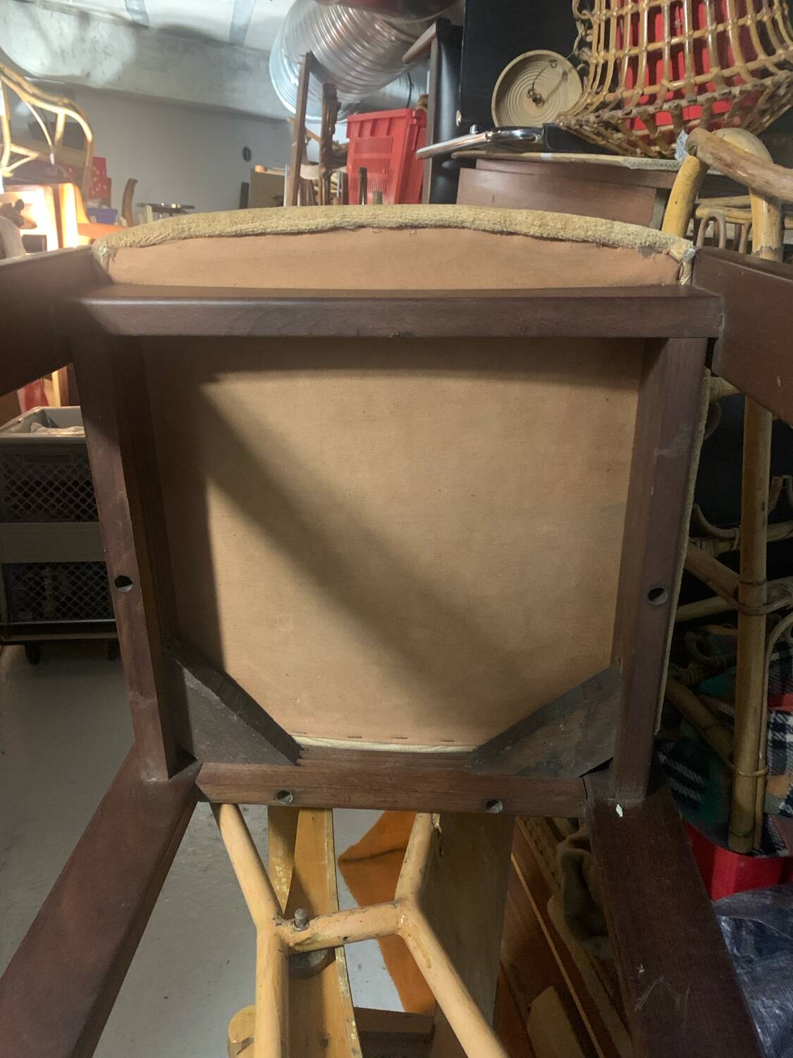 Series of 6 70s Scandinavian style chairs