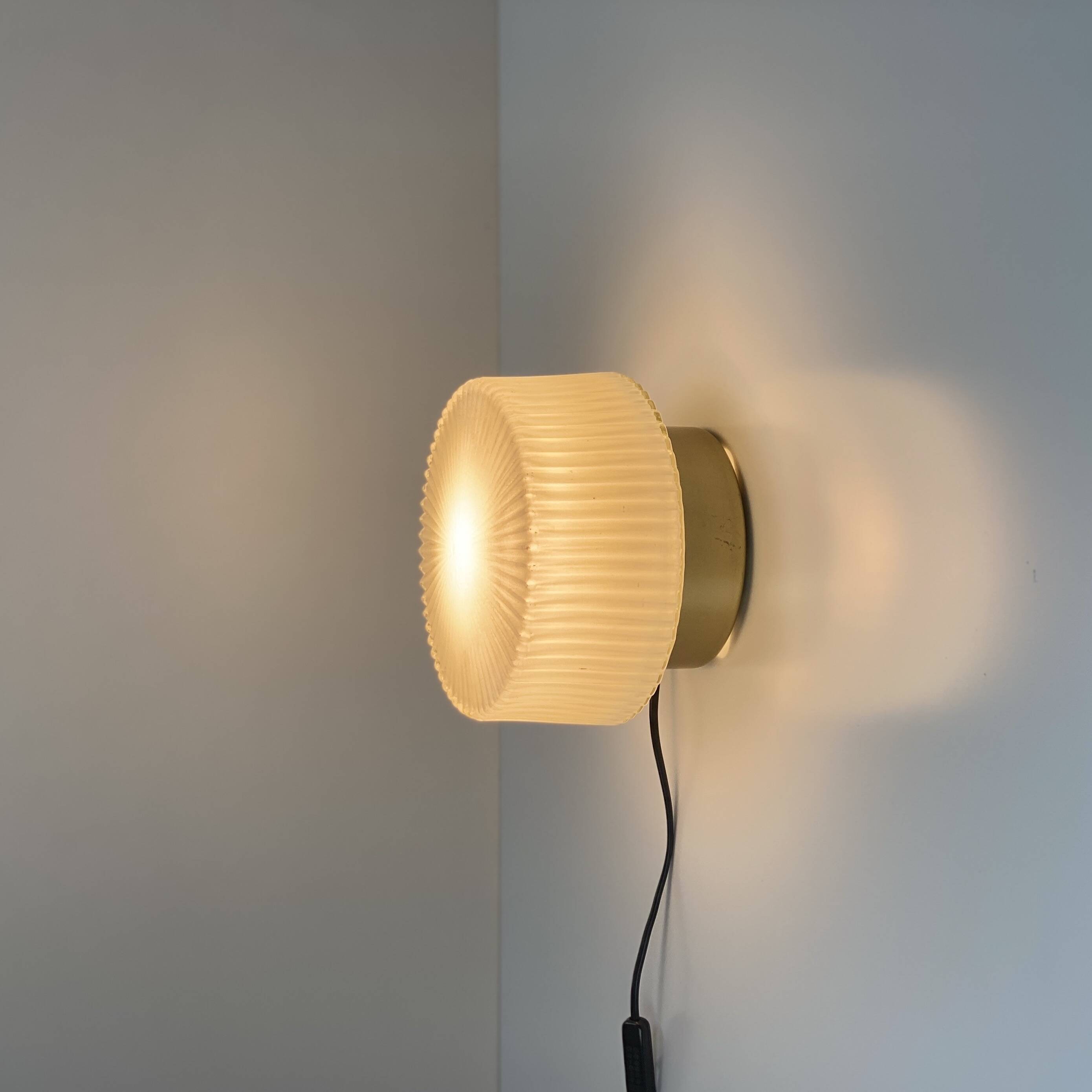 Lamp, wall or ceiling light, vintage, 1968-70