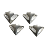 lot 4 old coat hanger / aluminum cast iron pads.