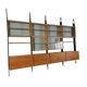 Unité murale modulaire vintage par Jitona, années 1960, ensemble de 4
