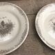 Bird plate duo Ch. Lecerf early XX