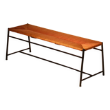 Colette gueden bench straw and metal