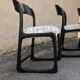 4 chaises Baumann Traîneau