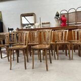 Set of 14 Baumann bistro chairs for "Henri Julien SA"