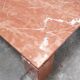 Vintage terracotta marble coffee table