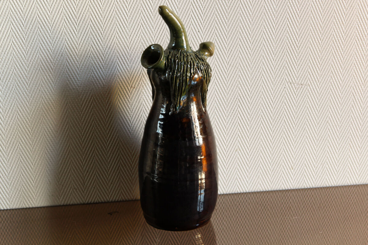 Slurry kid, eggplant shape