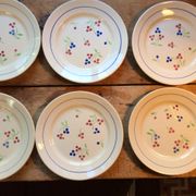 Set of 9 plates and 9 dessert plates Lunéville