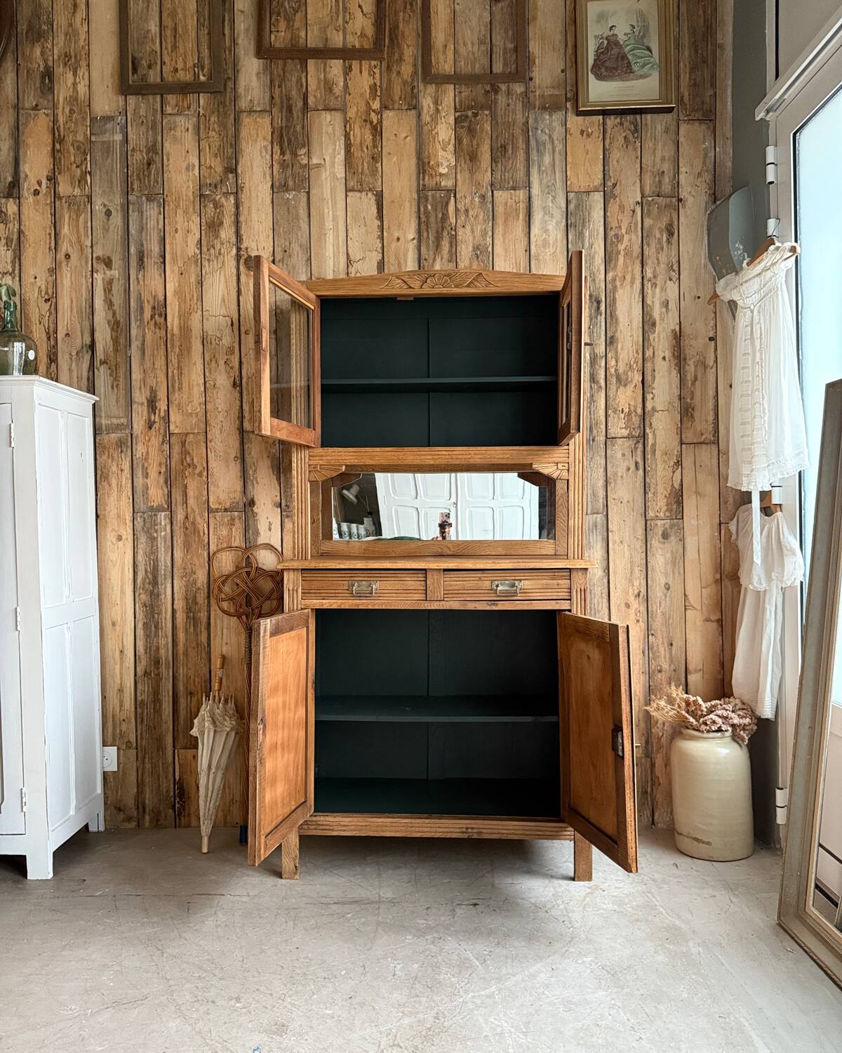 Art Deco oak sideboard (restored)