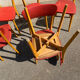 Set of 6 vintage bistro chairs