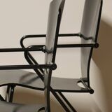 Series of 4 minimalist chairs model "EGOA 300" by Josep Mora