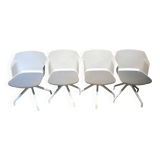 Set of four armchairs from the Clop Diemme brand
