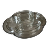 Silver-plated serving dish