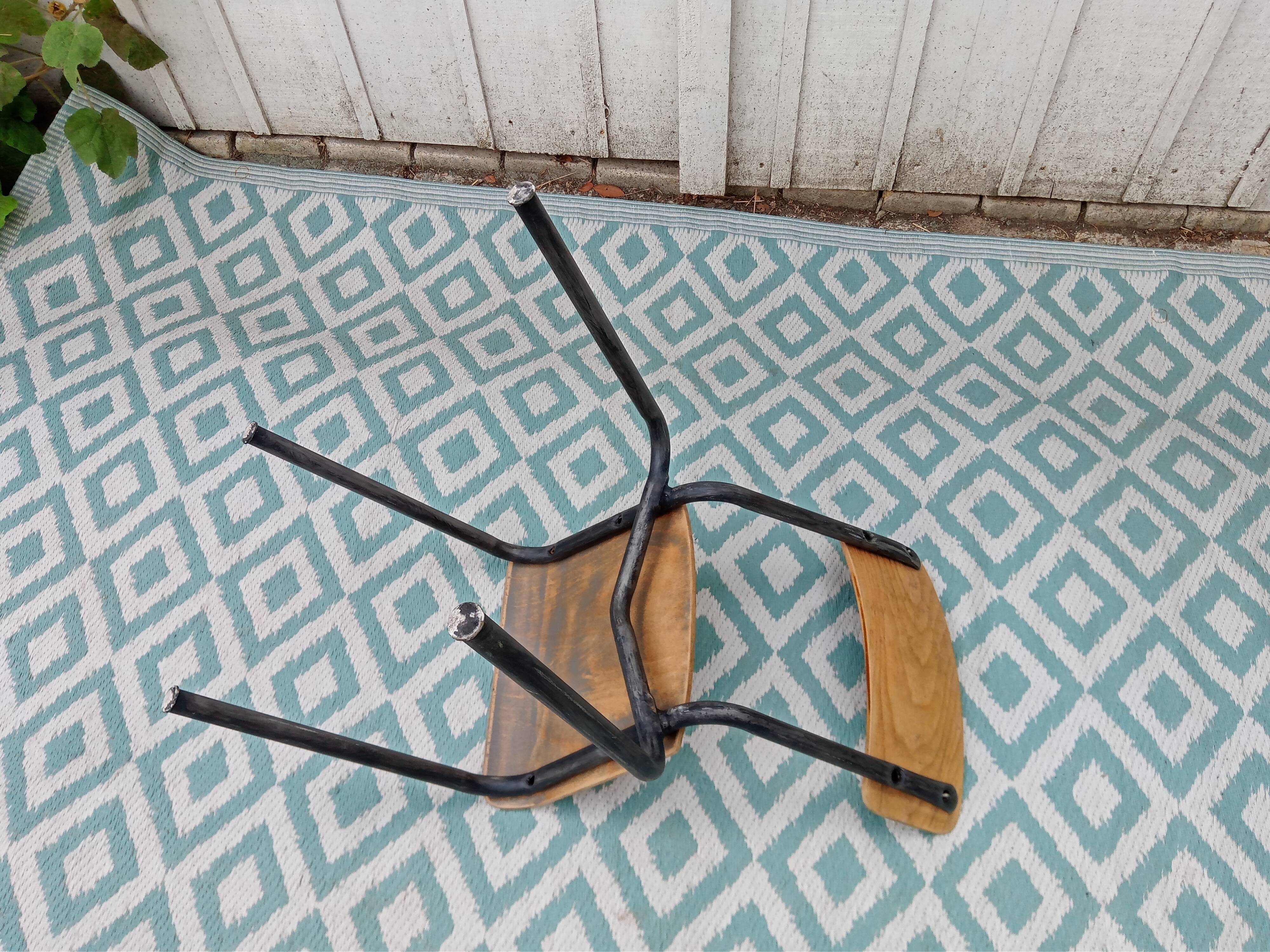 School desk and chair