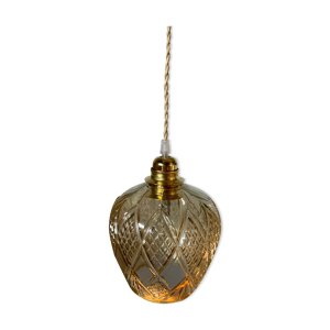 Suspension en verre vintage
