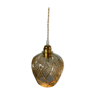 Suspension en verre vintage