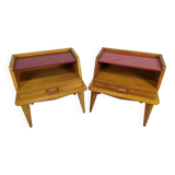 Pair of vintage bedside tables
