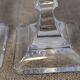 Pair of Bayel crystal flower vases – 24 cm – square bases