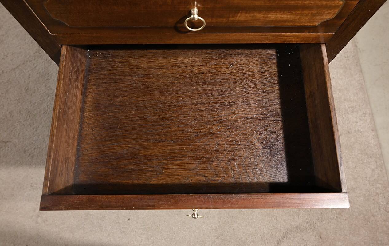 Small Chiffonnière Living Room Table in Mahogany, Louis XVI – 18th Century