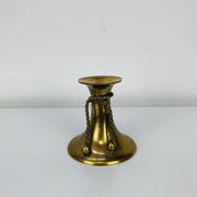 Bougeoir noeud laiton doré vintage
