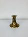 Vintage gold brass knot candle holder