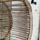 2 fauteuils en bambou et rotin