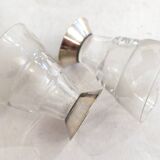 Art Deco liqueur set, glass & silver-plated metal ARGIT