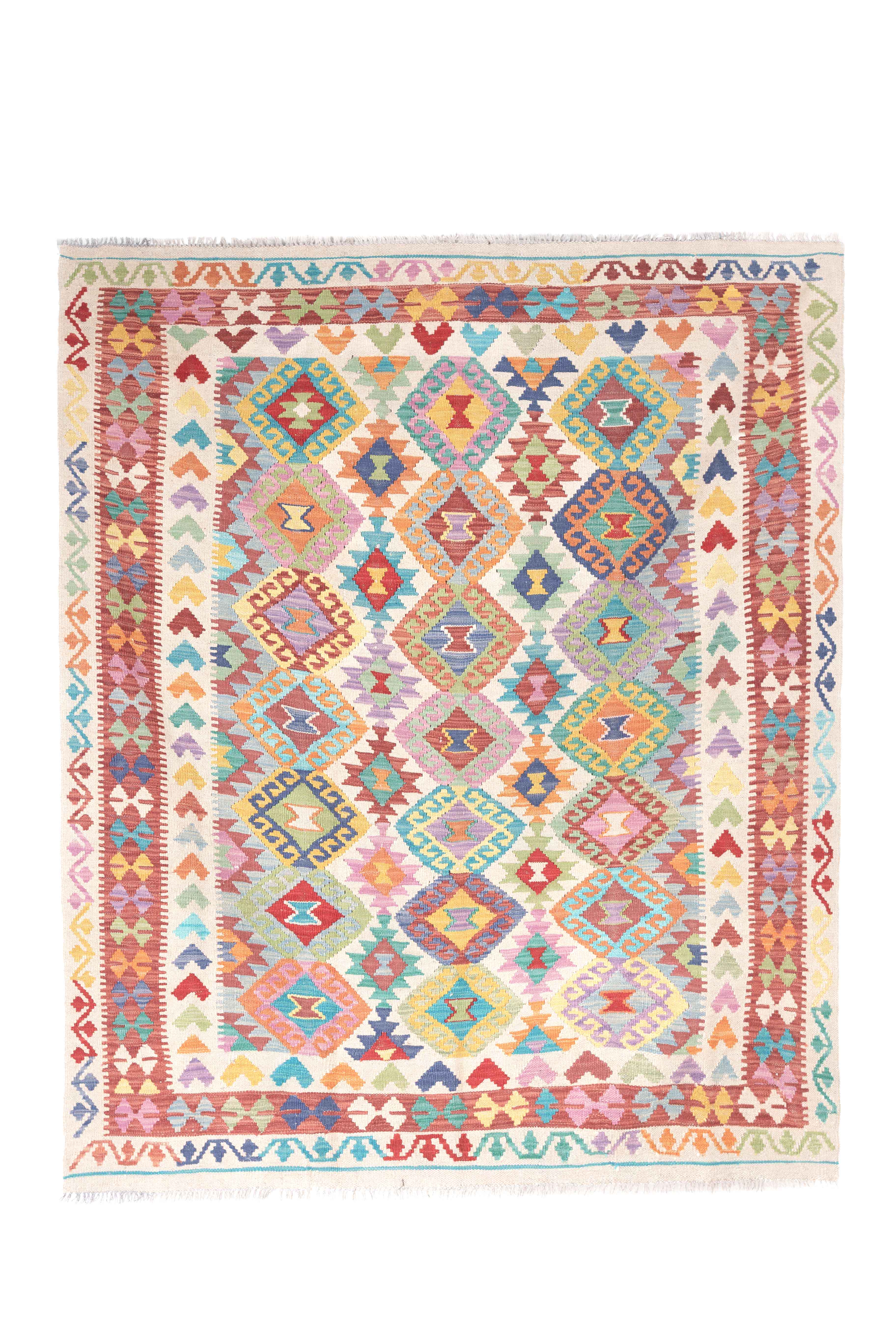 Afghan Pashtun Kilim 192 x 157 cm