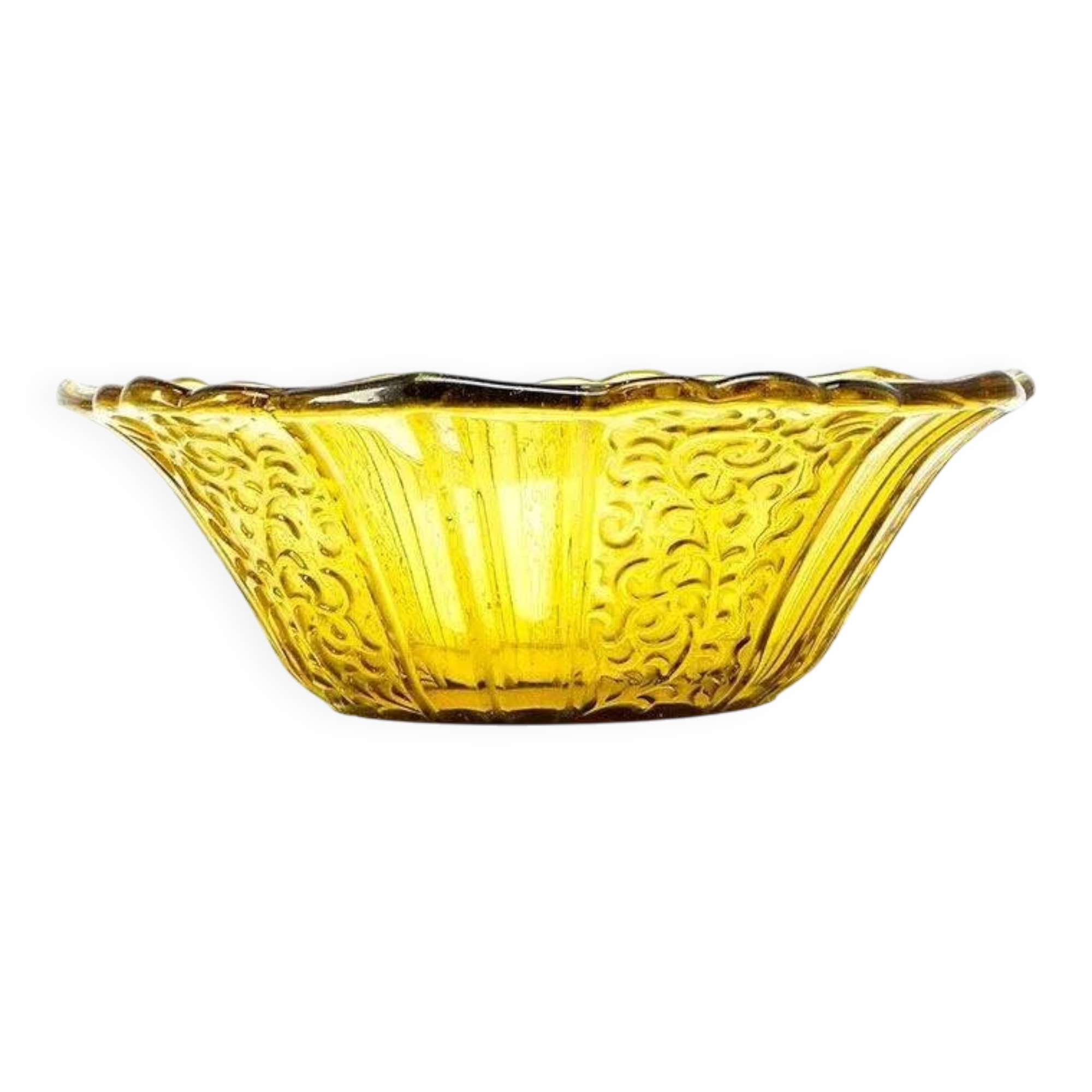 G8a art deco topaz large bowl 1930