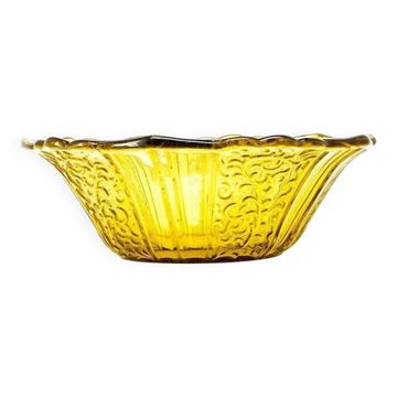 Grand bol en topaze g8a art deco des années 1930