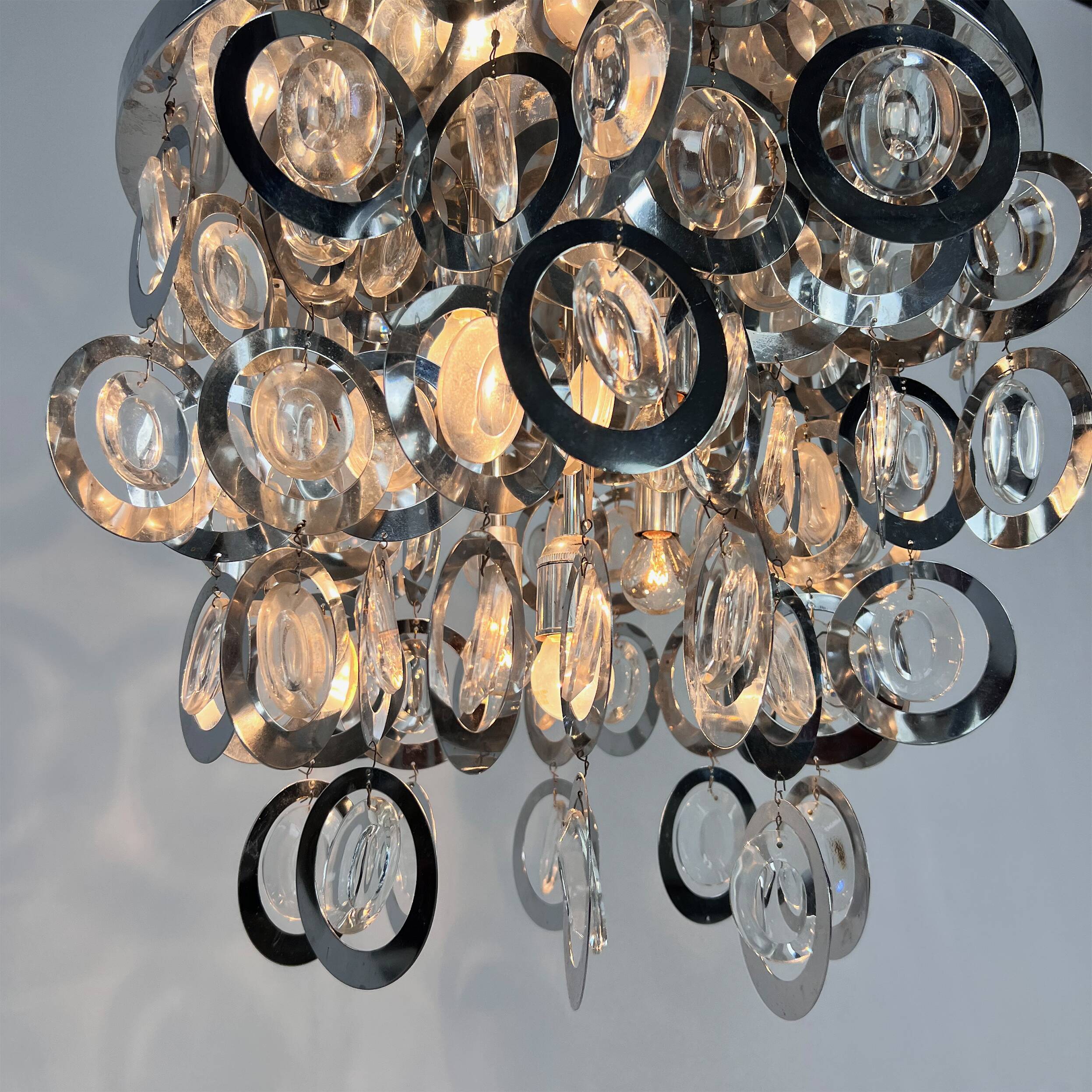 Targetti Sankey Chandelier, 1970s