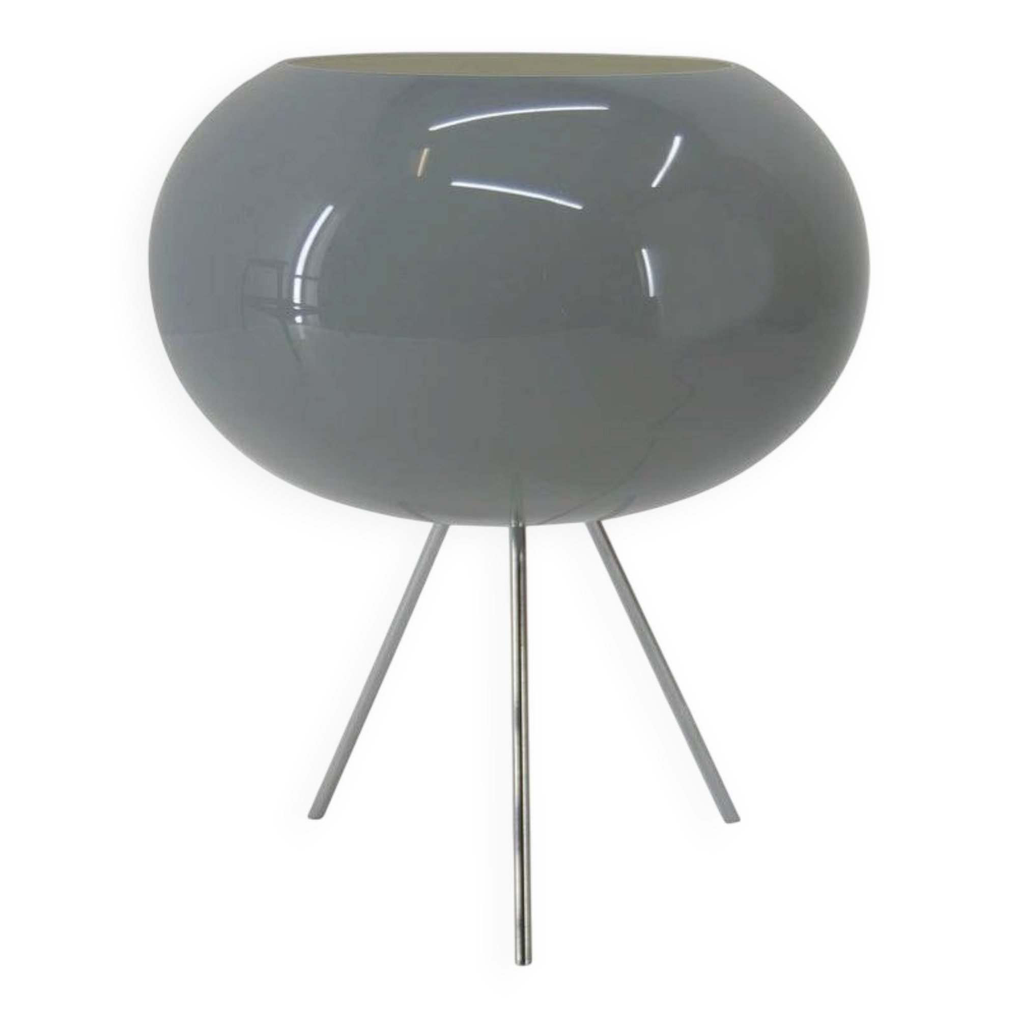 Modern Italian Glass and Steel Floor Lamp by Fontana Arte, 2010s