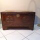 Chinese wedding chest in carved wood