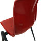 Chaise galvanitas vintage avec pieds compas