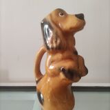 Zoomorphic dog pitcher