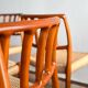4 chaises danoises par Niels O. Møller, JL. Moller # 83, années 1960
