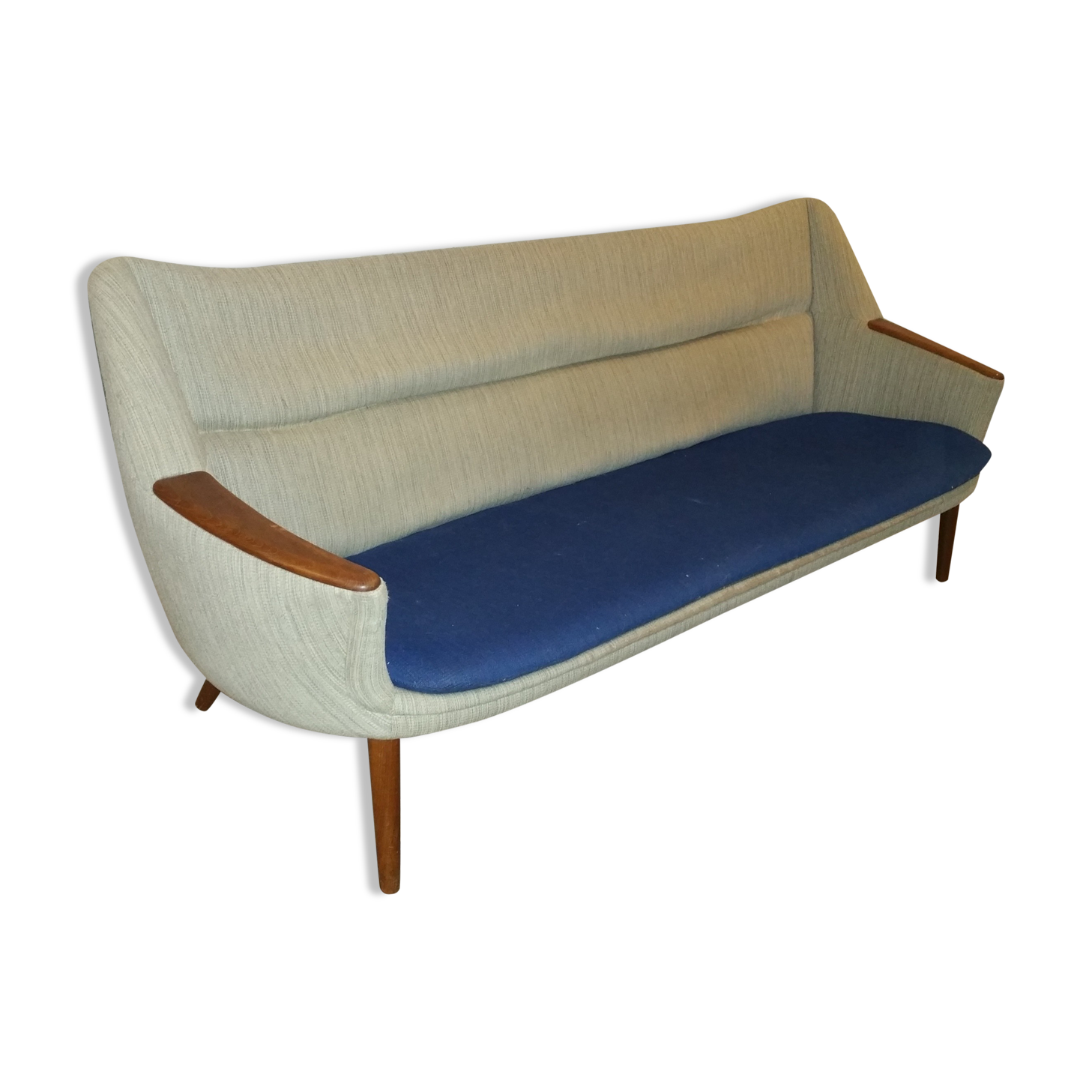 Rotex egg, 50s 60s danish sofa couch sculptural bi color