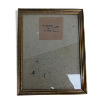 Old gilded wood frame -Foliage 127 x 166 mm
