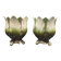 Pair of slip tripod pot covers -
