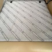 2/3-seater sofa in genuine beige leather by Roche Bobois. Very good condition, great comfort.