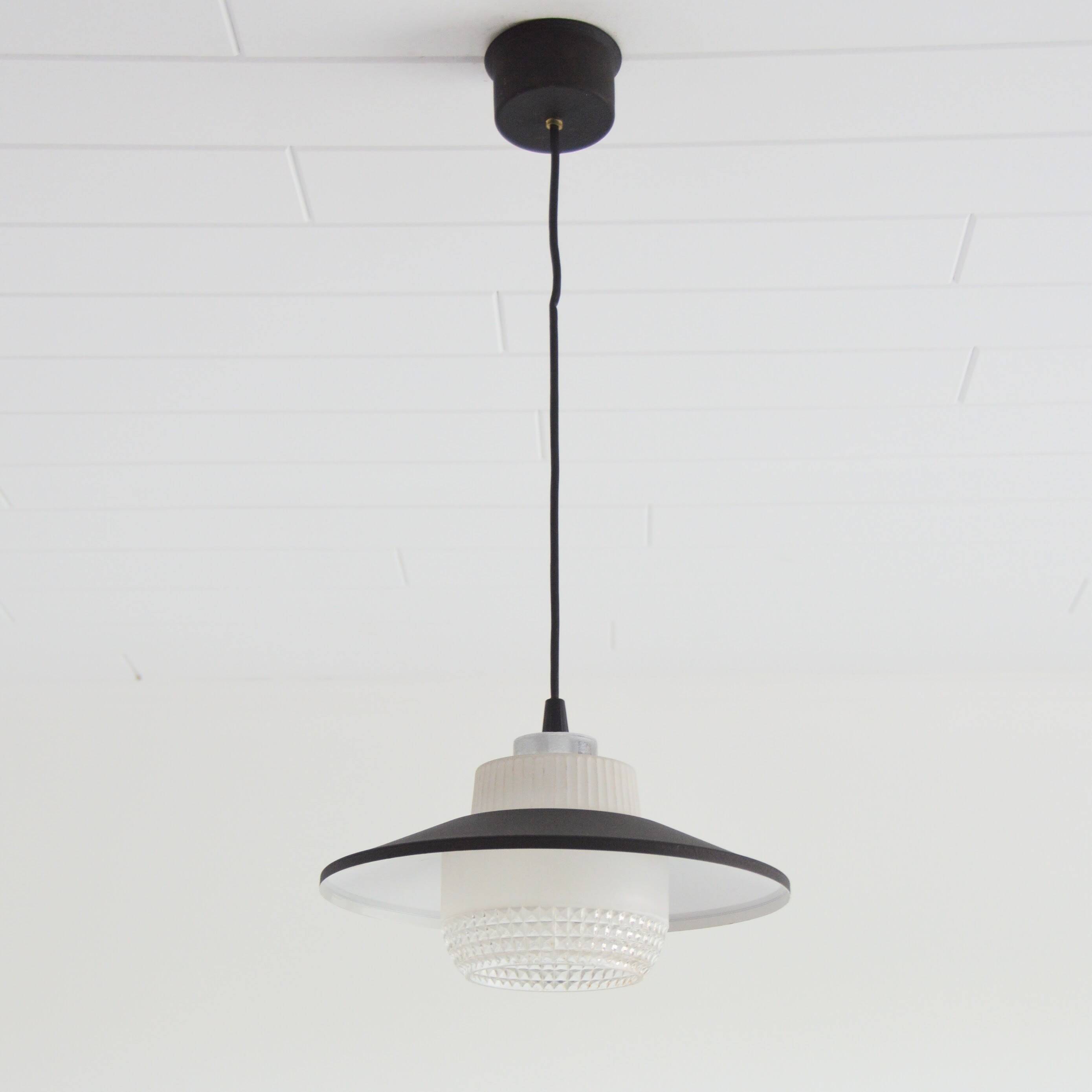 Glass and metal suspension 1950