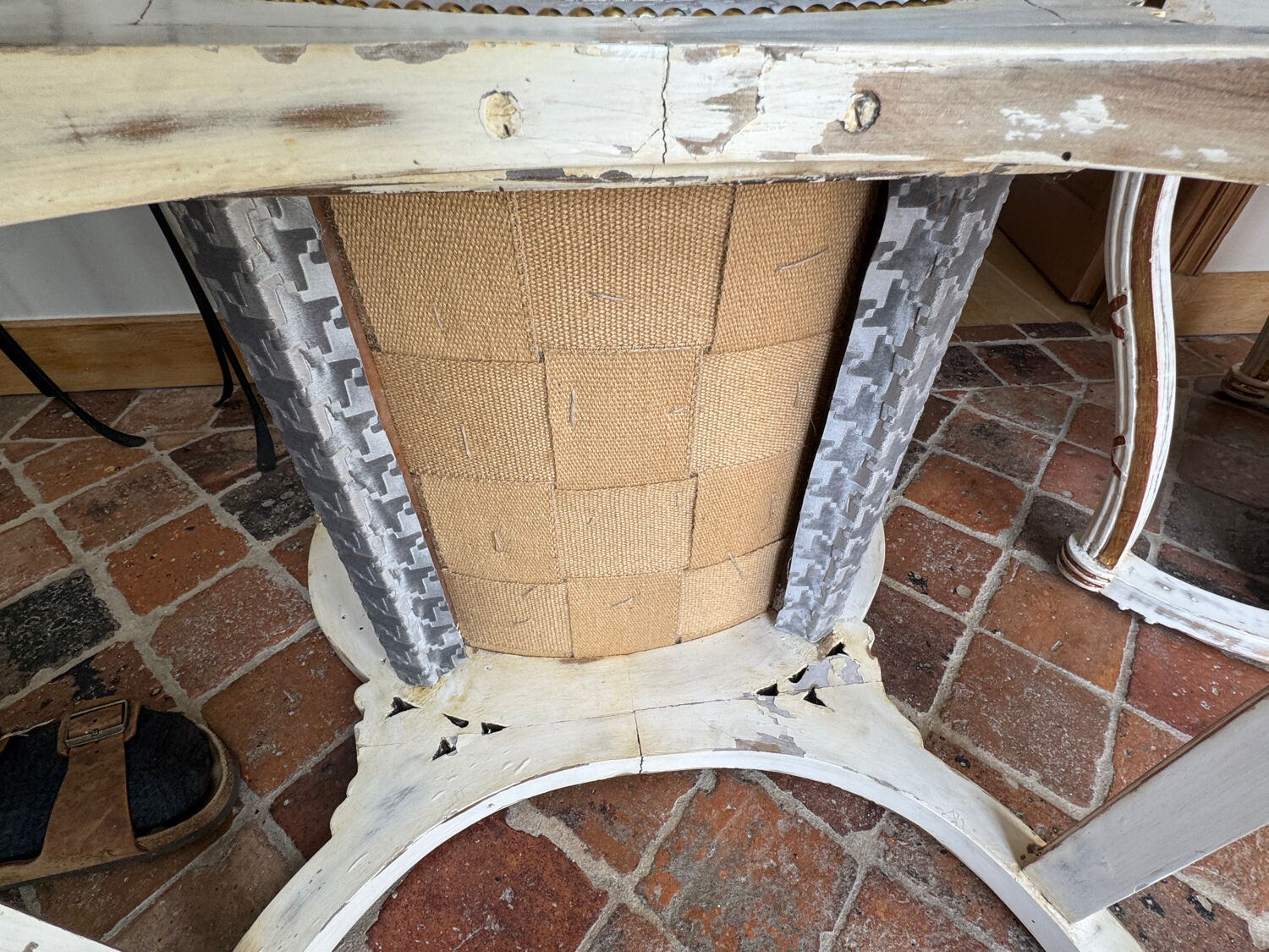 Pair of Curule armchairs