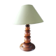 Antique Art Deco wooden lamp