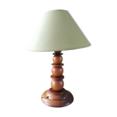 Antique Art Deco wooden lamp
