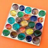 Pocket Drain Murano Glass Pebbles