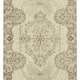 Tapis beige oriental fait à la main 164 cm x 289 cm