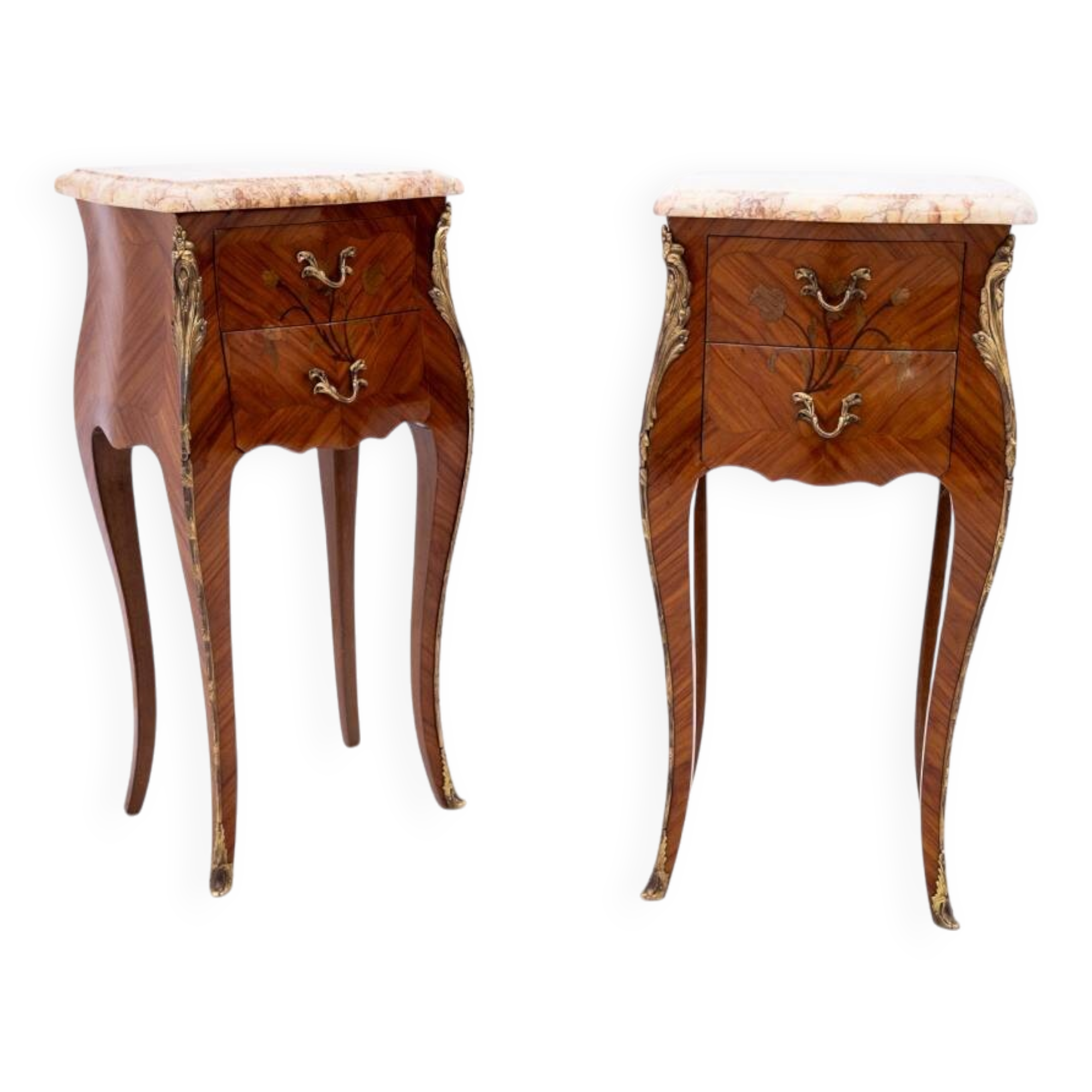Pair of bedside tables, France, circa 1920.